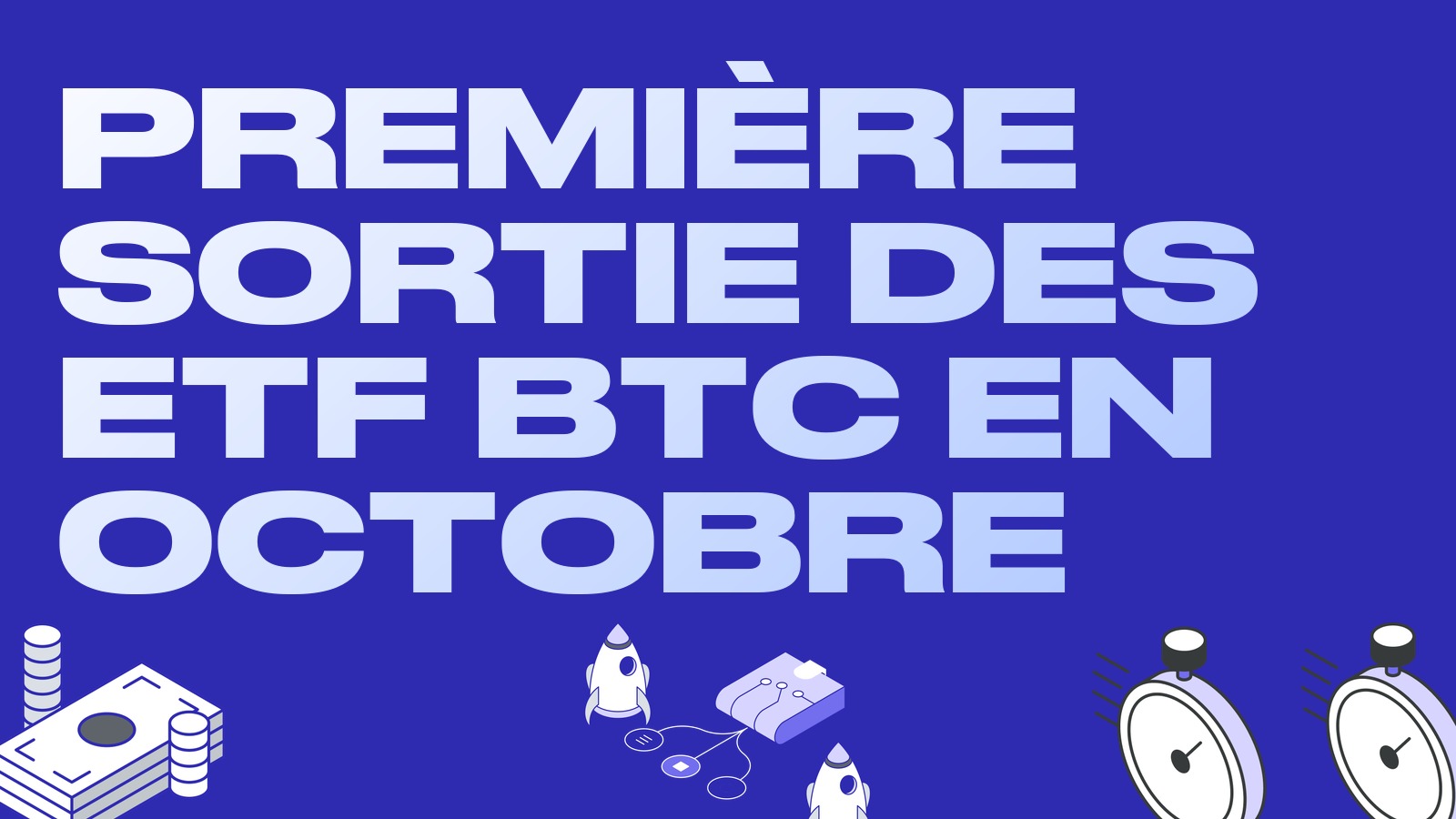 Première sortie des ETF bitcoin en octobre : la série d'entrées s'est cassée, ce que cela change pour la base
