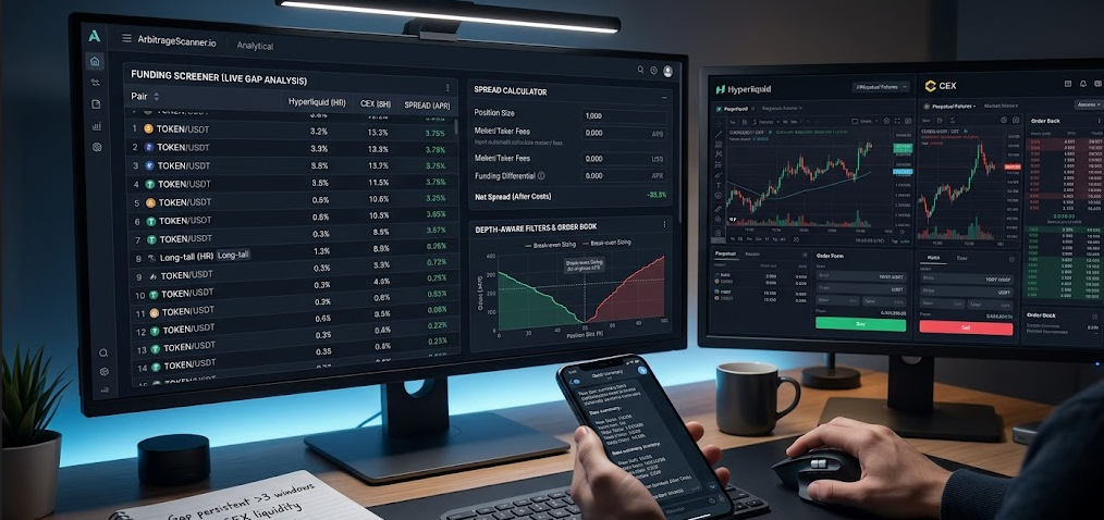 Hyperliquid–CEX Funding Arbitrage on Long-Tail Perps Explained
