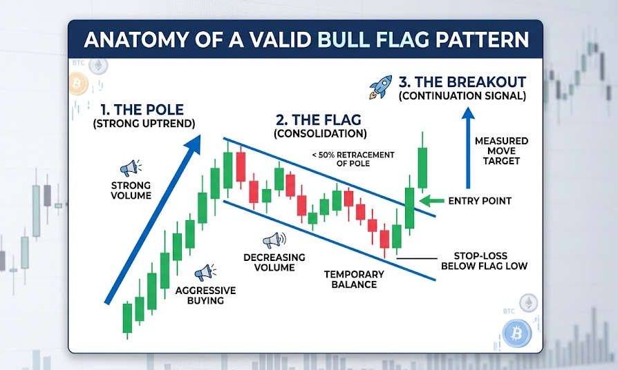 Bull Flag Chart Patterns
