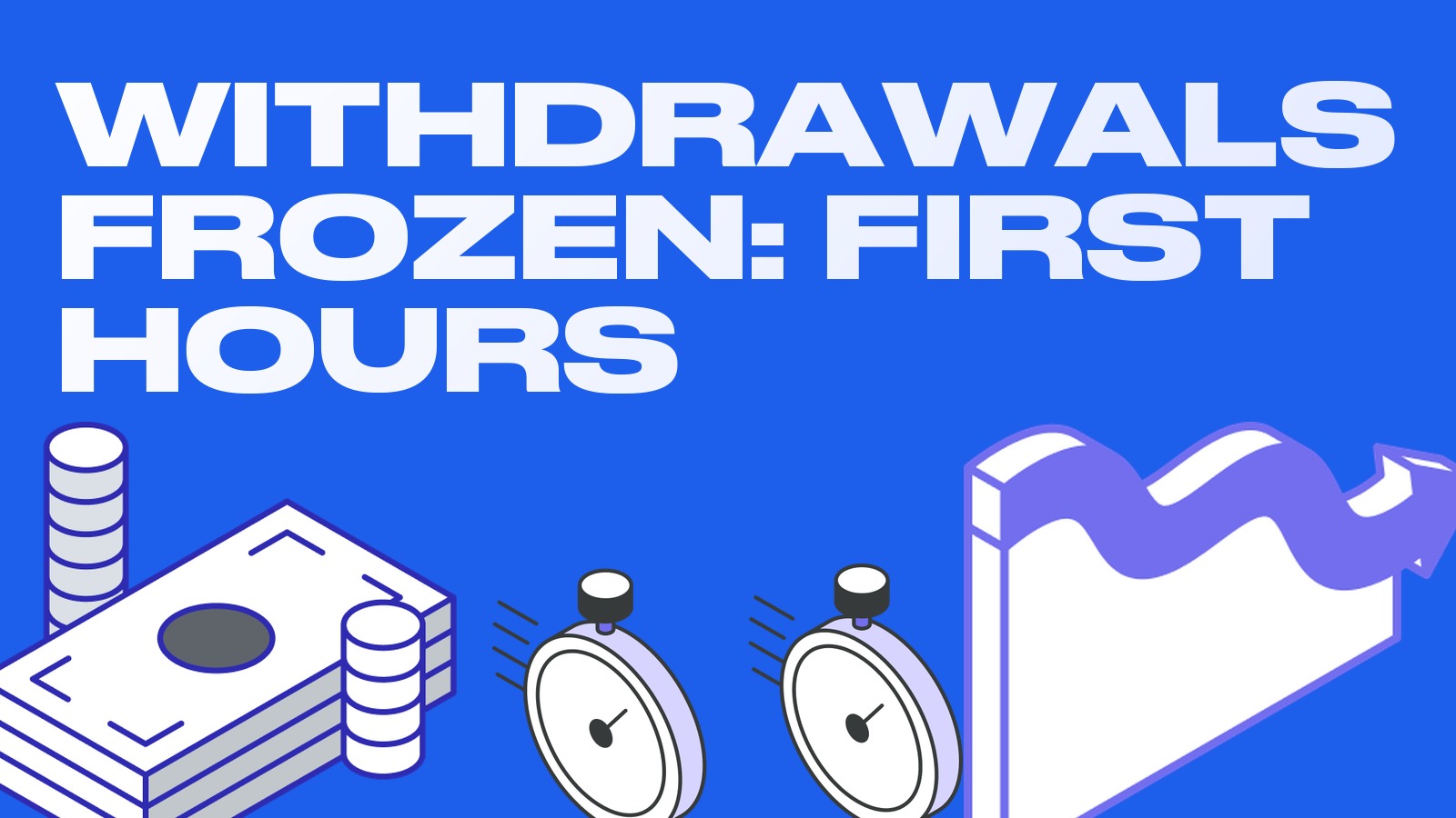 The exchange froze withdrawals: what an arbitrageur does in the first hours