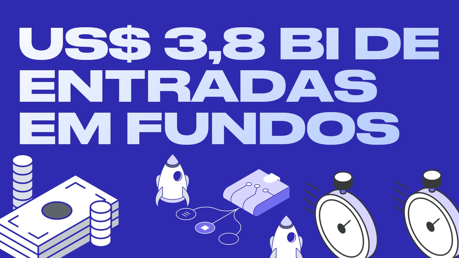 US$ 3,8 bilhões de entradas e viradas bruscas: o que os fluxos dos fundos de bitcoin dizem a um arbitrador