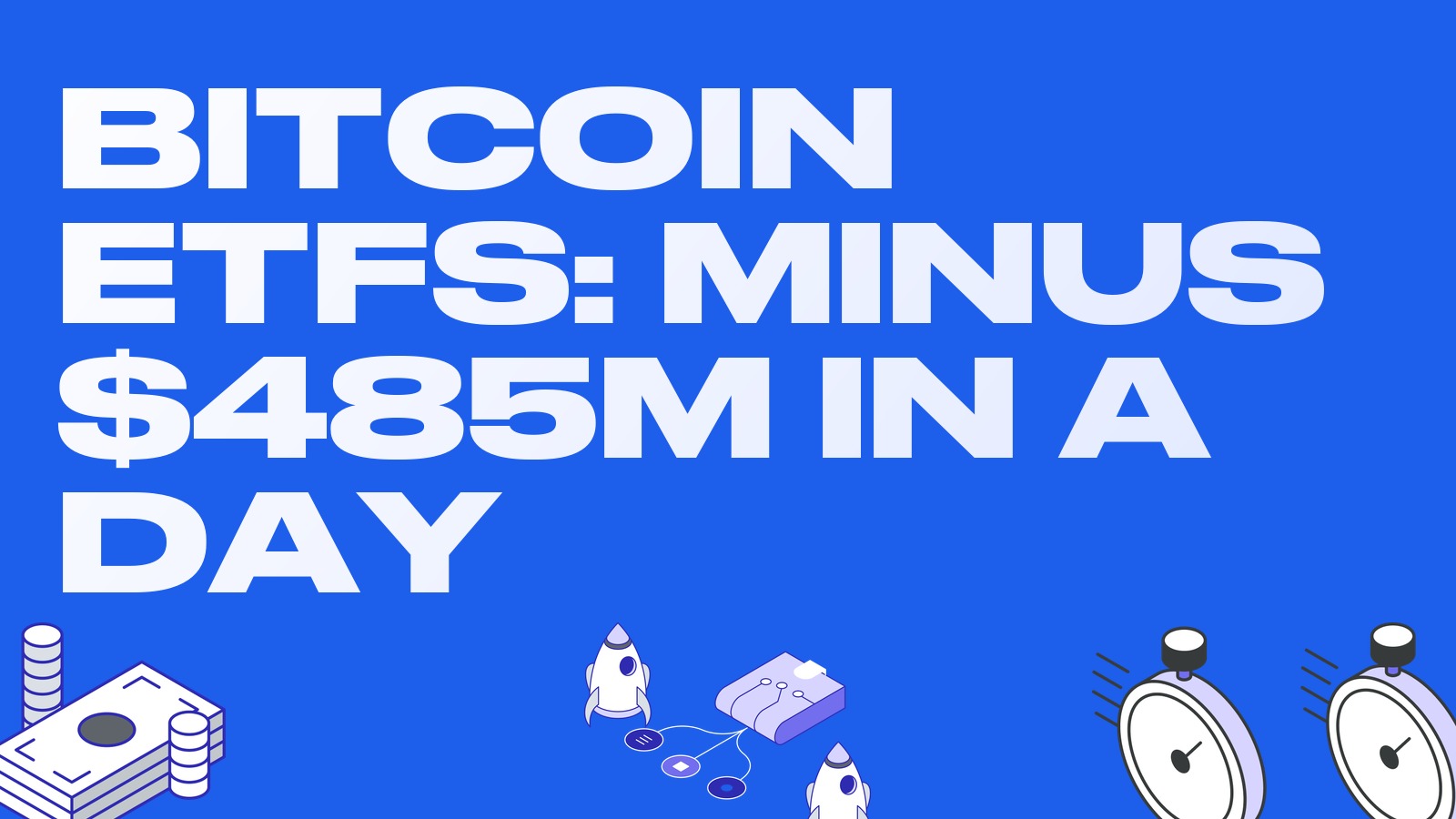 Bitcoin ETFs lose $485 million in a day: the largest outflow since June and what it means for the basis