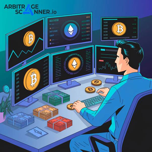 Arbitragem de criptomoedas em 2025: o que é, como funciona e como ganhar dinheiro com isso