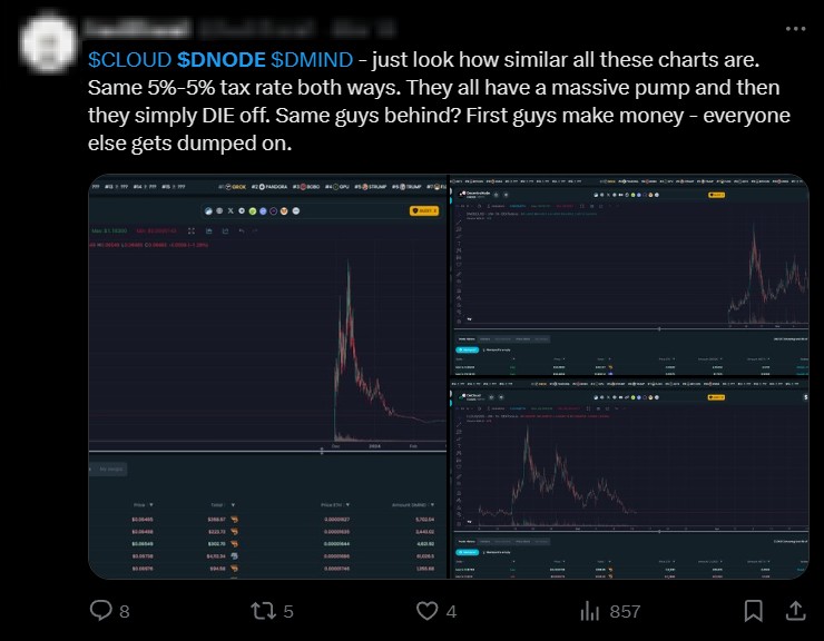 How to make profit on wallet analysis - a client’s case on DNODE and JIM coins