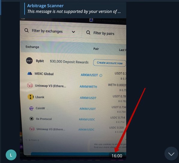 How our clients made +50% on cryptocurrency arbitrage within 5 minutes after the Arkham (ARKM) coin listing on Binance