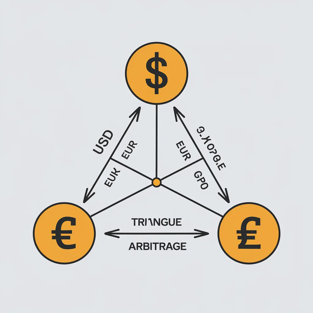 Arbitraje triangular: ¿cómo ganar dinero con las diferencias de cotización?