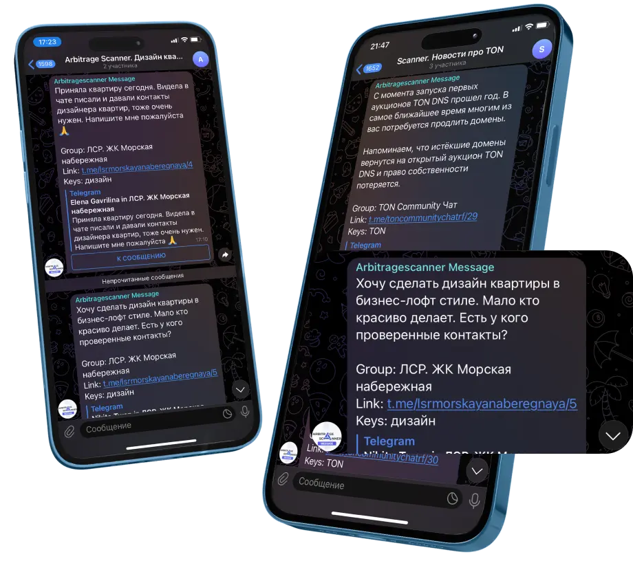 Tg Message Mockup